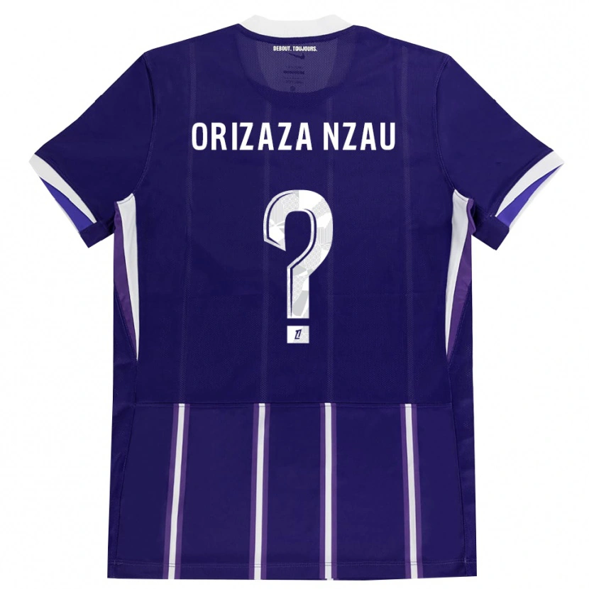 DanxenレディースJethro Orizaza Nzau#0紫 白ホームシャツ2026/27ジャージーユニフォーム