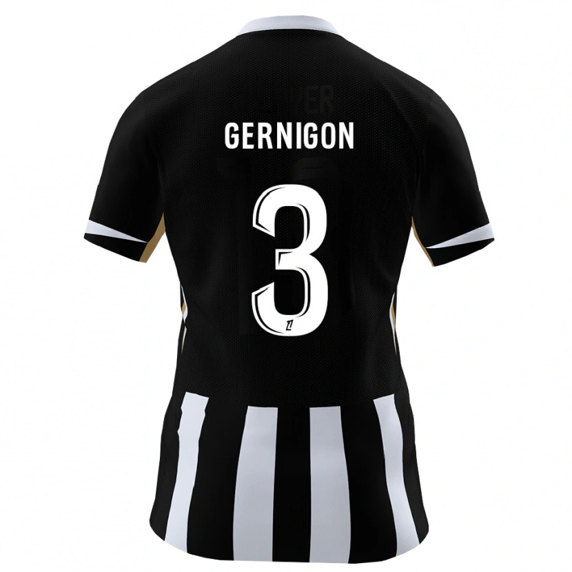 DanxenレディースMaël Gernigon#3黒 青ホームシャツ2026/27ジャージーユニフォーム