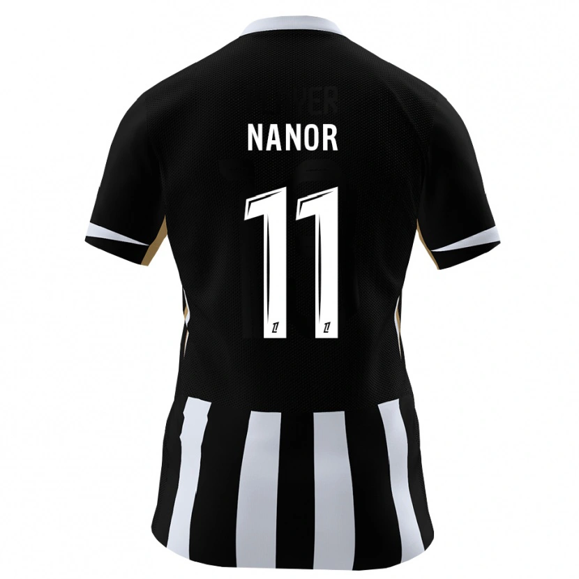 DanxenレディースEnzo Nanor#11黒 青ホームシャツ2026/27ジャージーユニフォーム