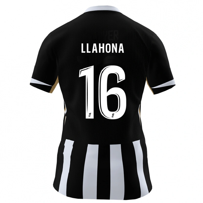 DanxenレディースYann Llahona#16黒 青ホームシャツ2026/27ジャージーユニフォーム