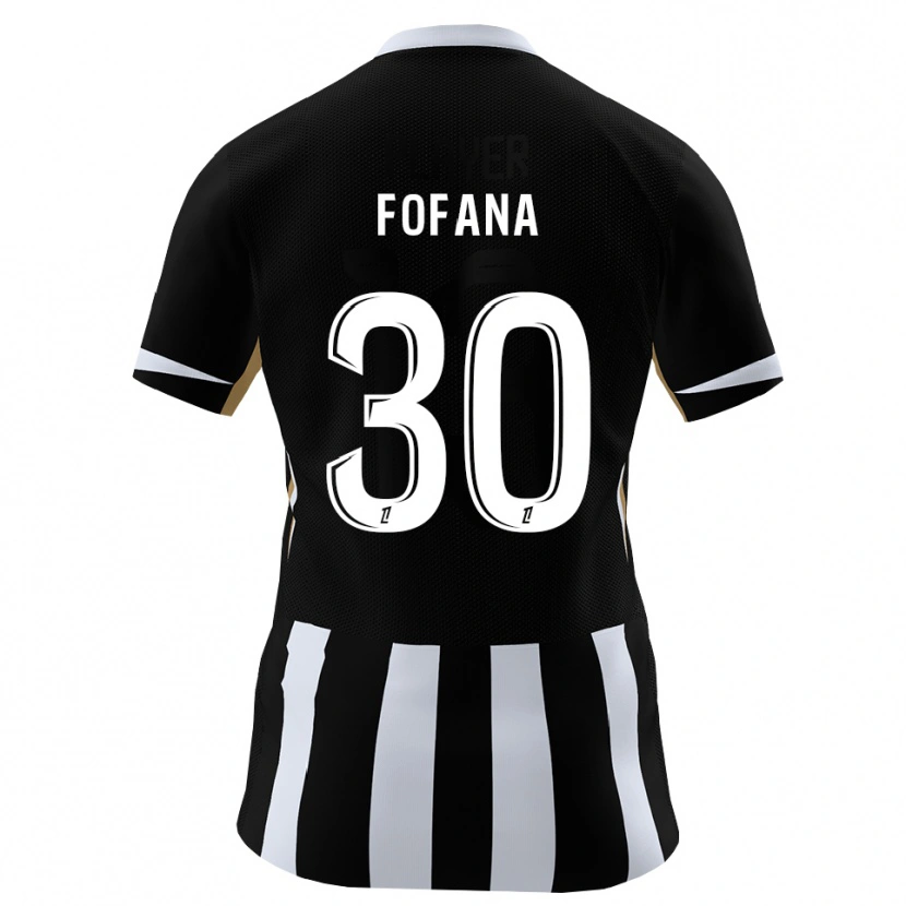 Danxenレディースヤヒア・フォファナ#30黒 青ホームシャツ2026/27ジャージーユニフォーム