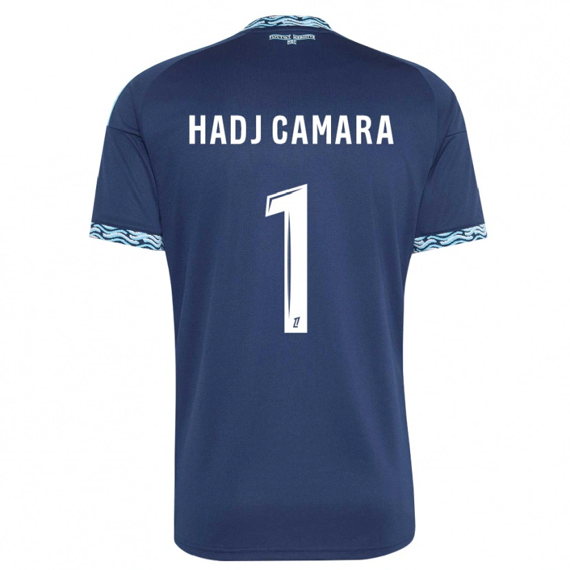 DanxenレディースEl Hadj Camara#1スティールブルー 白ホームシャツ2026/27ジャージーユニフォーム