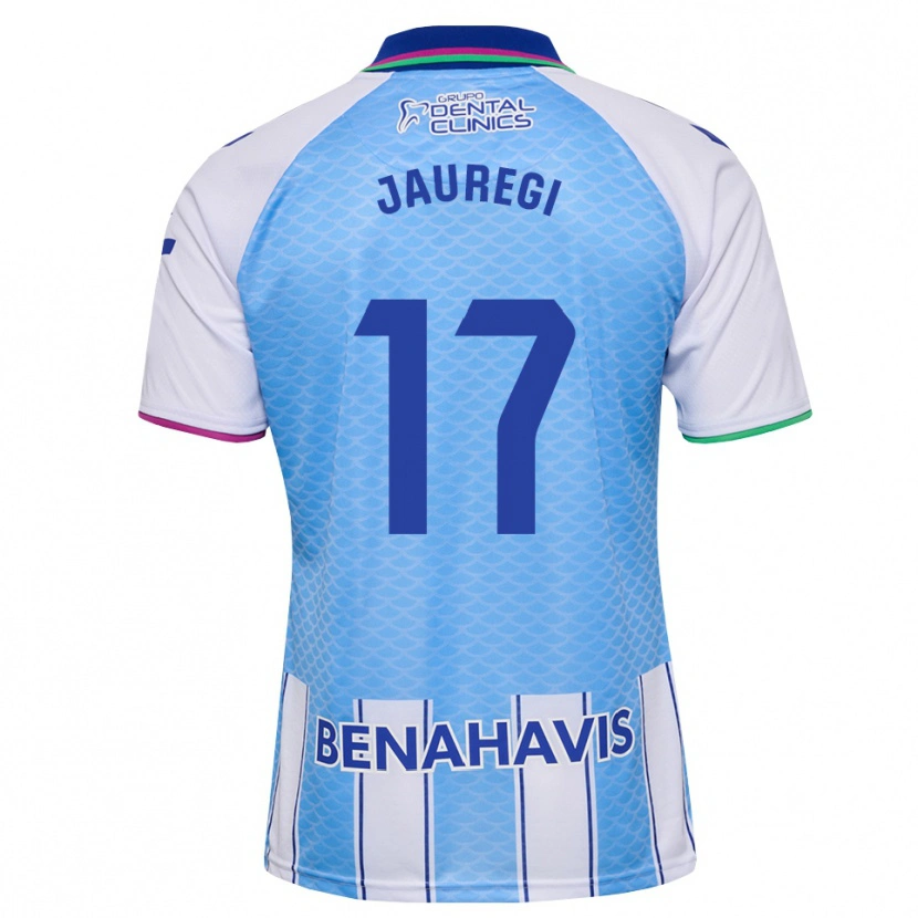 DanxenレディースEneko Jauregi#17ディープスカイブルー 白ホームシャツ2026/27ジャージーユニフォーム