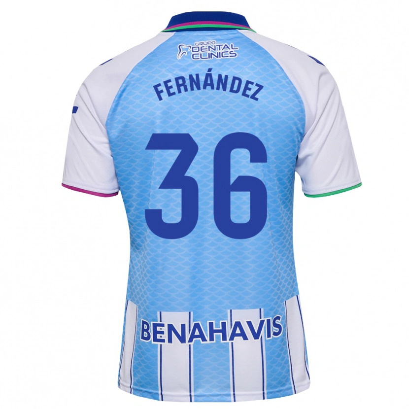 DanxenレディースBasti Fernández#36ディープスカイブルー 白ホームシャツ2026/27ジャージーユニフォーム