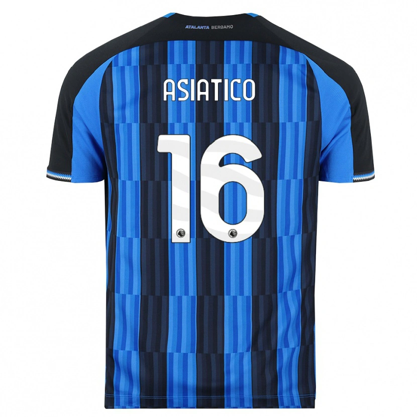 DanxenレディースPietro Asiatico#16ブルー ブラック レッドホームシャツ2026/27ジャージーユニフォーム