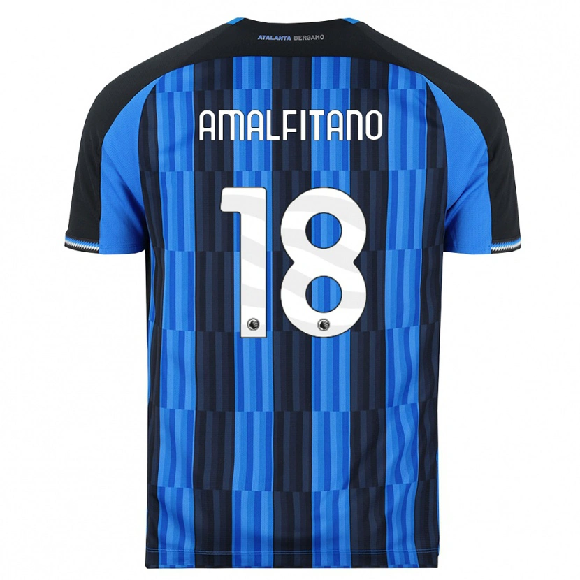 DanxenレディースNicolò Amalfitano#18ブルー ブラック レッドホームシャツ2026/27ジャージーユニフォーム