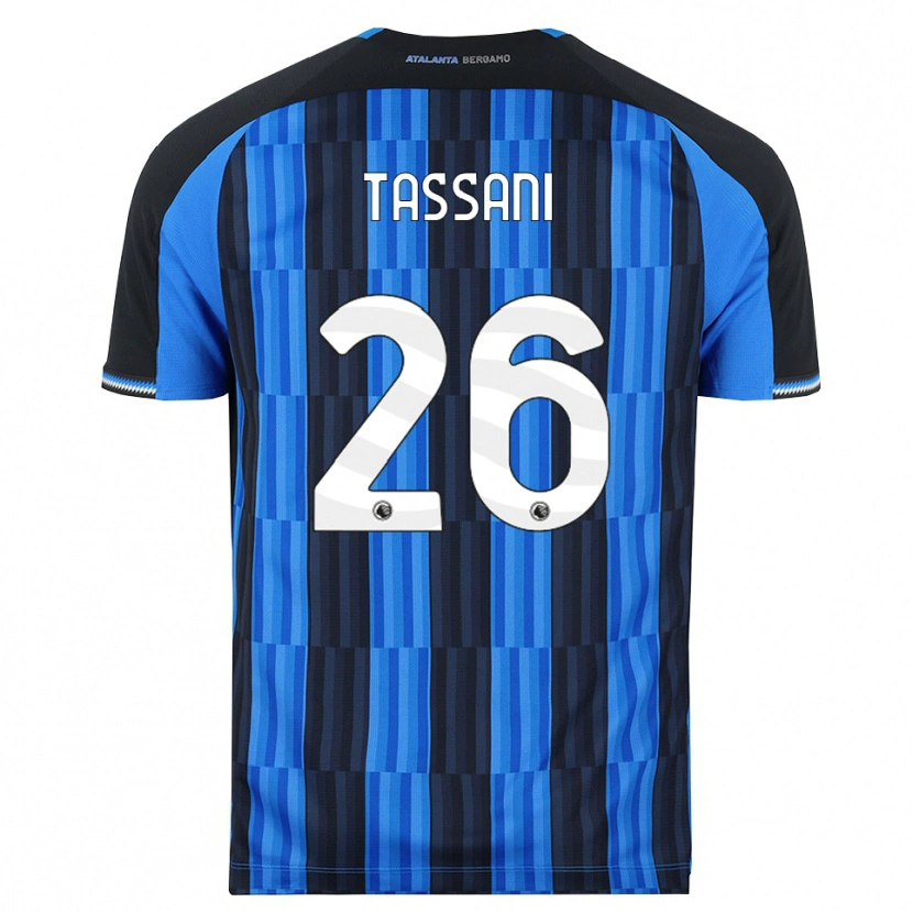 DanxenレディースAlessandro Tassani#26ブルー ブラック レッドホームシャツ2026/27ジャージーユニフォーム