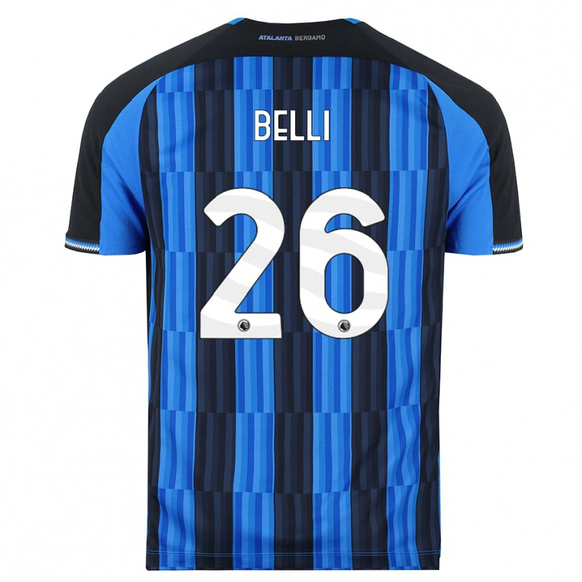 DanxenレディースManuel Belli#26ブルー ブラック レッドホームシャツ2026/27ジャージーユニフォーム