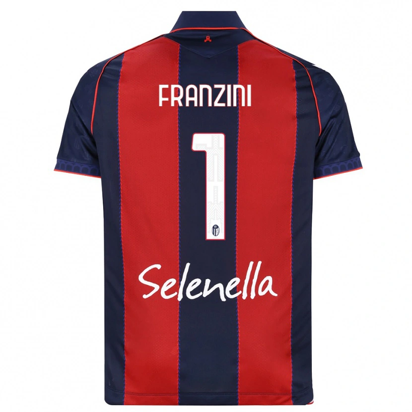 DanxenレディースDavide Franzini#1ロイヤルブルー レッド ホワイトホームシャツ2026/27ジャージーユニフォーム