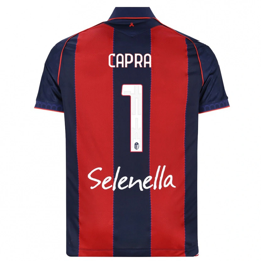 DanxenレディースDaniel Capra#1ロイヤルブルー レッド ホワイトホームシャツ2026/27ジャージーユニフォーム