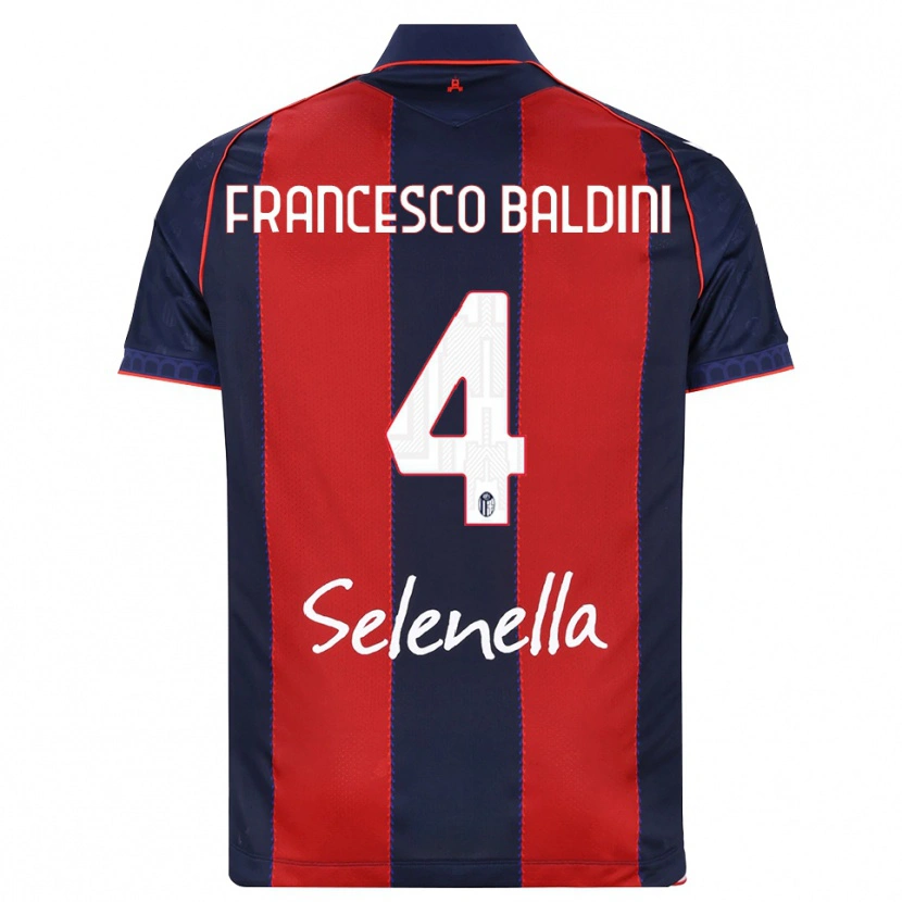 DanxenレディースGiovanni Francesco Baldini#4ロイヤルブルー レッド ホワイトホームシャツ2026/27ジャージーユニフォーム
