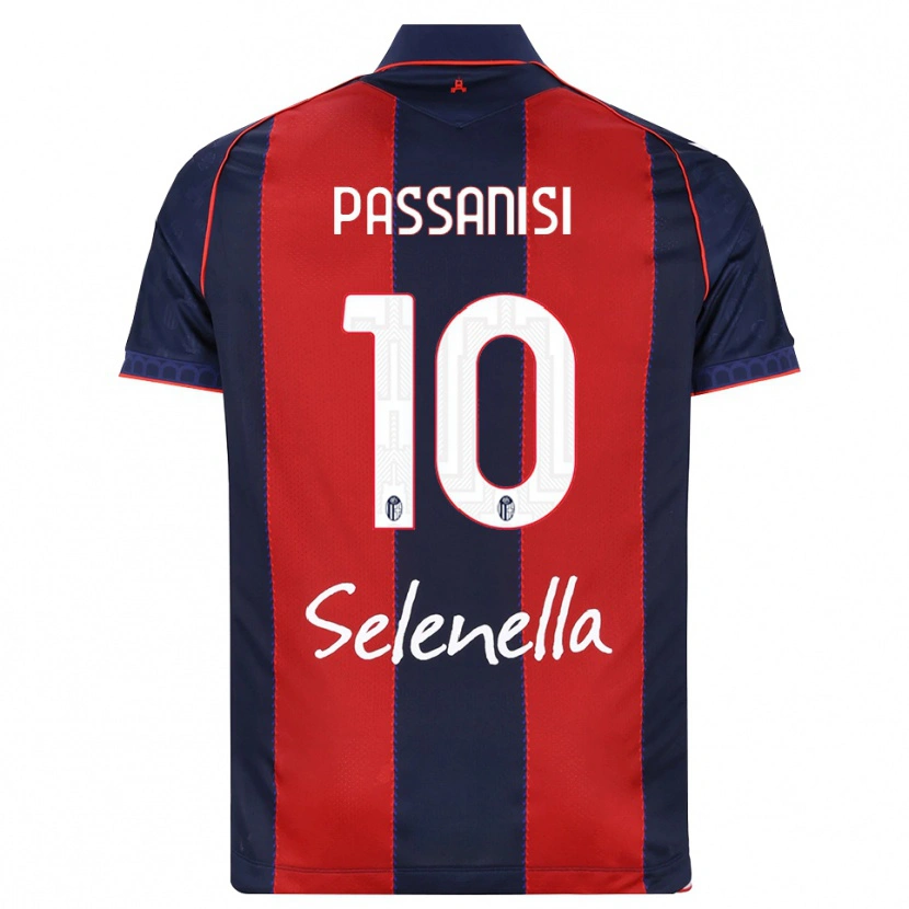 DanxenレディースFernando Passanisi#10ロイヤルブルー レッド ホワイトホームシャツ2026/27ジャージーユニフォーム
