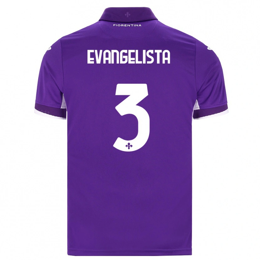 DanxenレディースCarlo Evangelista#3パープル ホワイト ピンクホームシャツ2026/27ジャージーユニフォーム