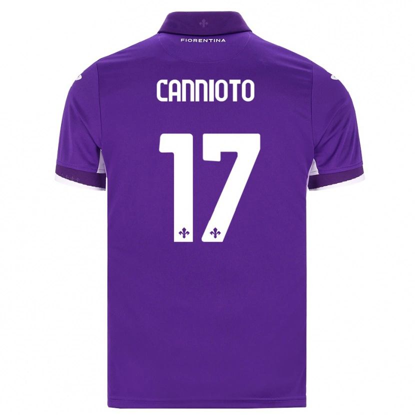 DanxenレディースAndrea Cannioto#17パープル ホワイト ピンクホームシャツ2026/27ジャージーユニフォーム