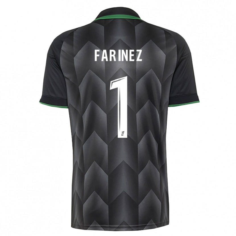 Danxenレディースウイケル・ファリニェス#1白 黒 緑アウェイシャツ2026/27ジャージーユニフォーム