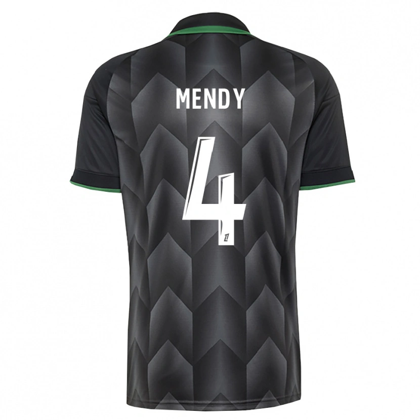 DanxenレディースEllijah Mendy#4白 黒 緑アウェイシャツ2026/27ジャージーユニフォーム