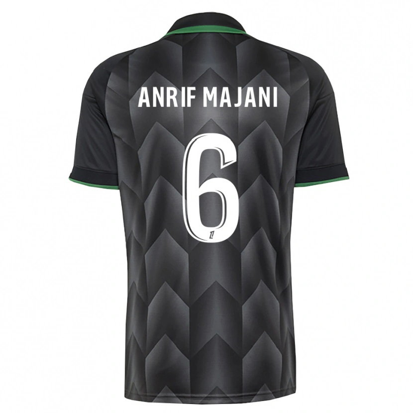DanxenレディースEl Anrif Majani#6白 黒 緑アウェイシャツ2026/27ジャージーユニフォーム