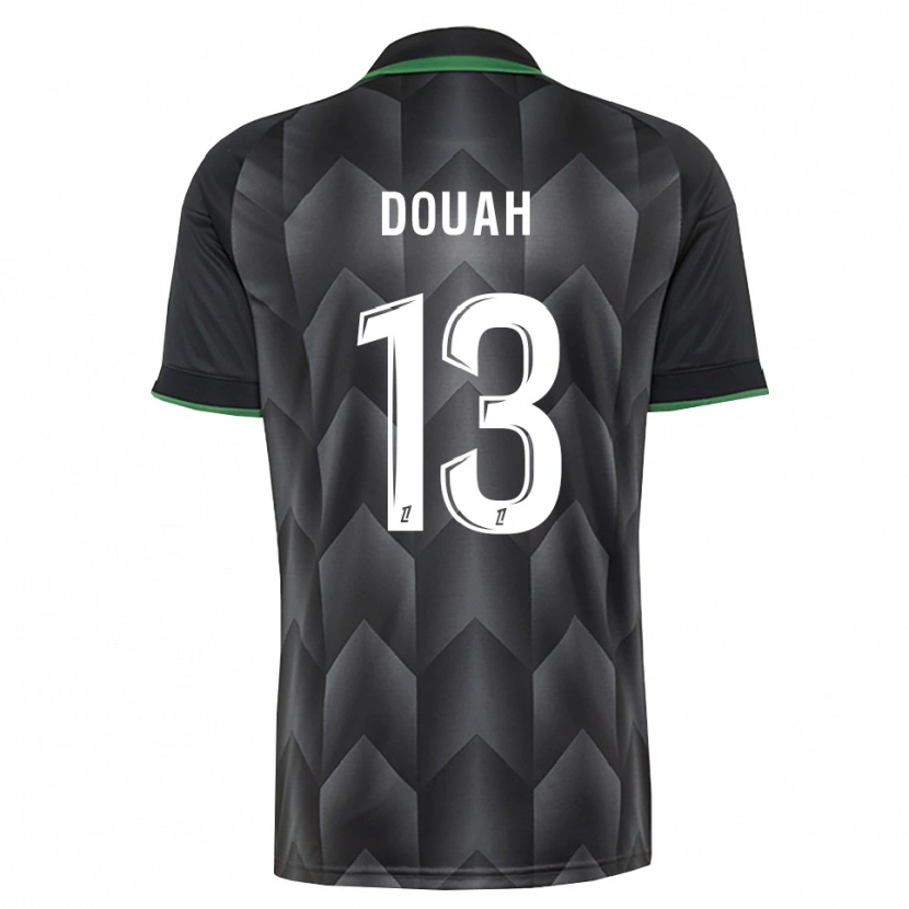 DanxenレディースChemssedine Douah#13白 黒 緑アウェイシャツ2026/27ジャージーユニフォーム