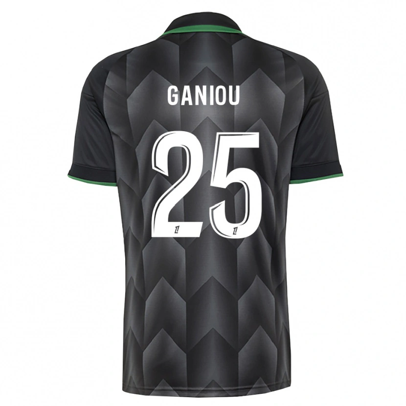Danxenレディースイスマエロ・ガニウ#25白 黒 緑アウェイシャツ2026/27ジャージーユニフォーム