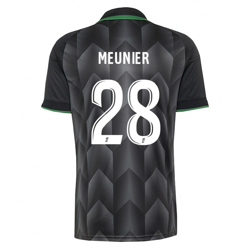 Danxenレディースジェニファー・ムニエ#28白 黒 緑アウェイシャツ2026/27ジャージーユニフォーム