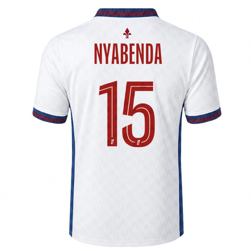 DanxenレディースKassim Nyabenda#15赤 白 青アウェイシャツ2026/27ジャージーユニフォーム