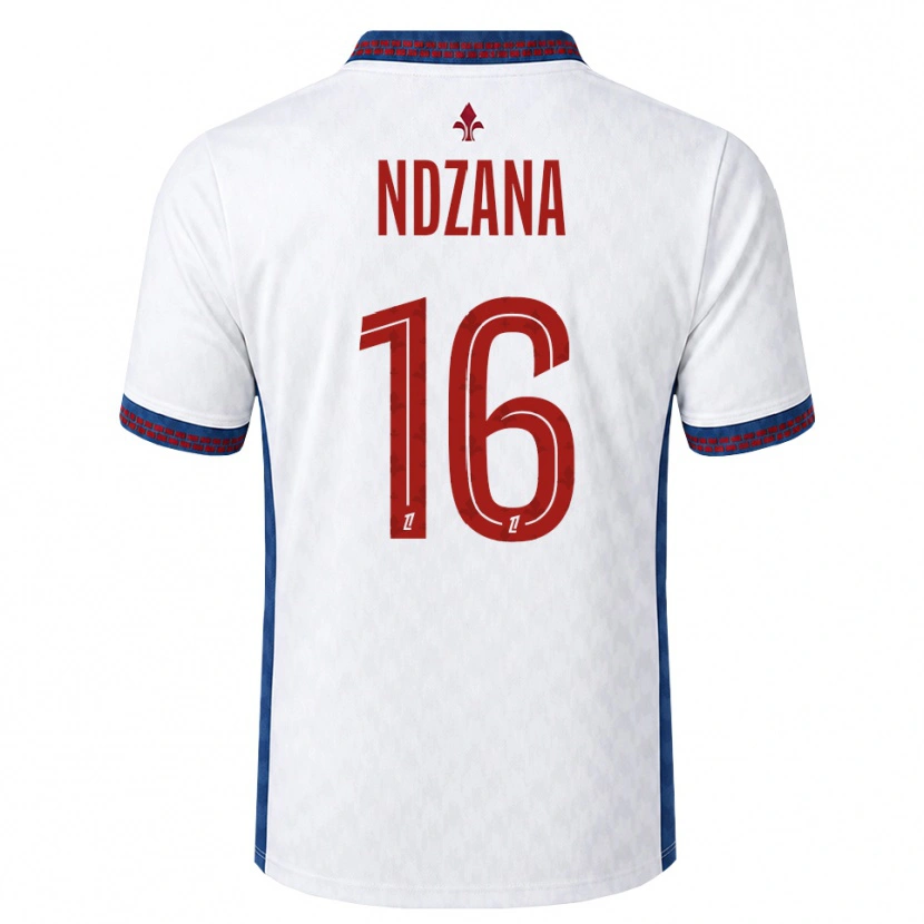 DanxenレディースYann Ndzana#16赤 白 青アウェイシャツ2026/27ジャージーユニフォーム