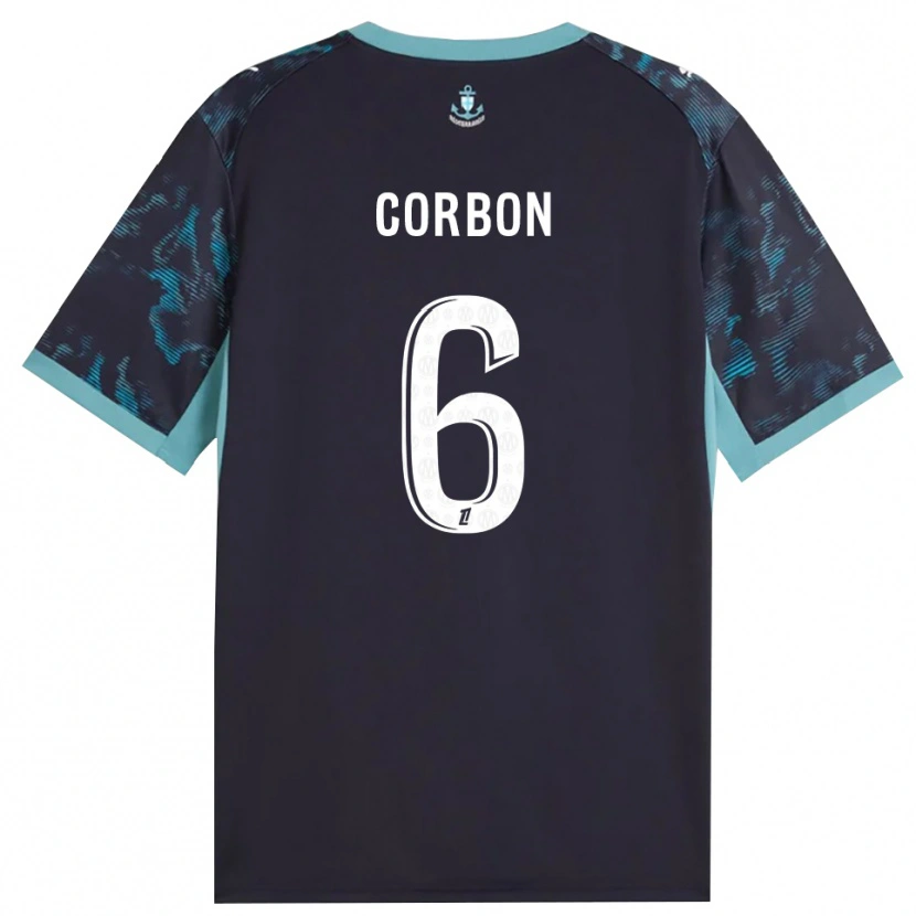 DanxenレディースMax Corbon#6ペールターコイズ 白 黒アウェイシャツ2026/27ジャージーユニフォーム