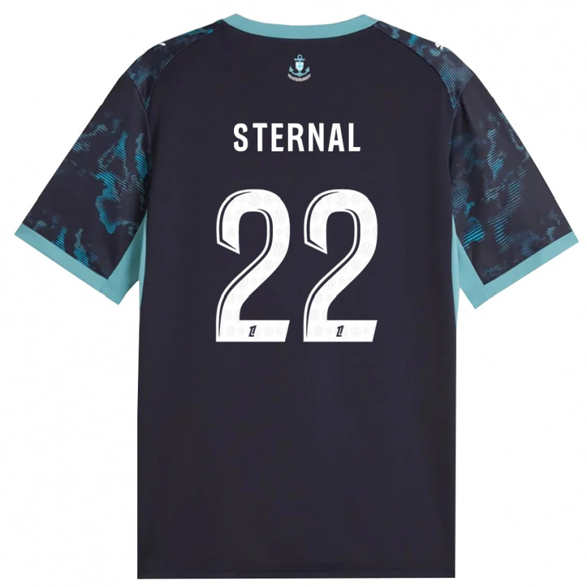 DanxenレディースEnzo Sternal#22ペールターコイズ 白 黒アウェイシャツ2026/27ジャージーユニフォーム