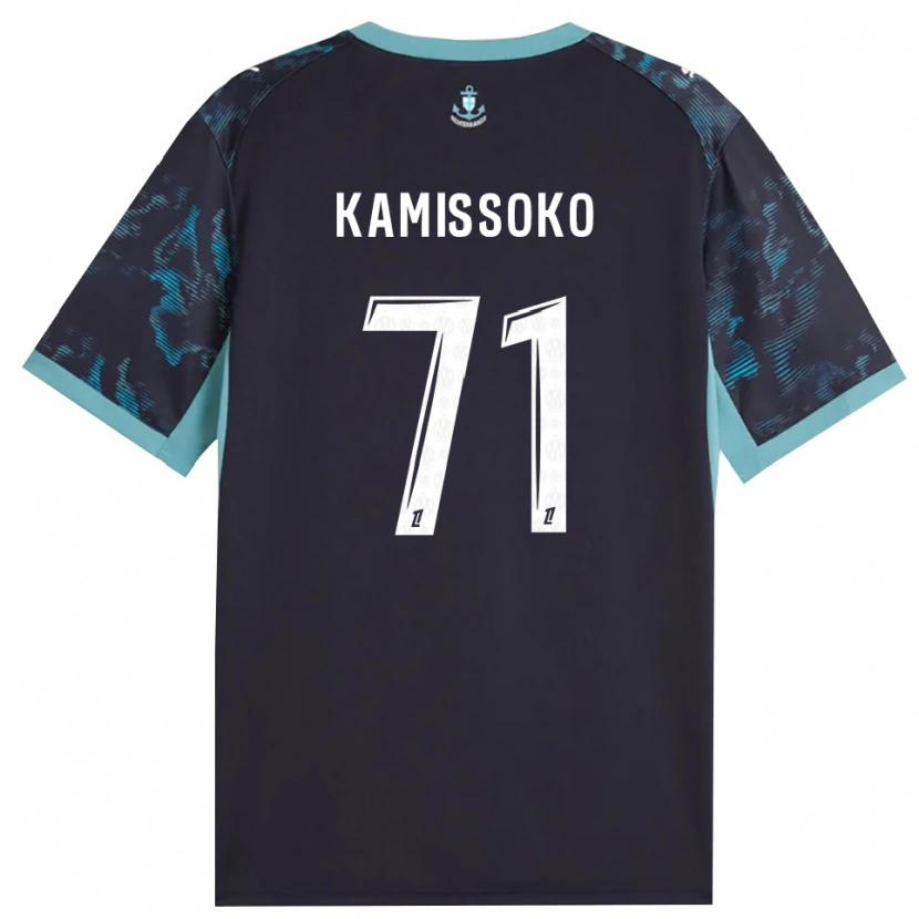 DanxenレディースNouhoum Kamissoko#71ペールターコイズ 白 黒アウェイシャツ2026/27ジャージーユニフォーム