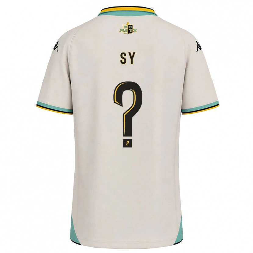 DanxenレディースAlassane Sy#0フローラルホワイト 黒アウェイシャツ2026/27ジャージーユニフォーム