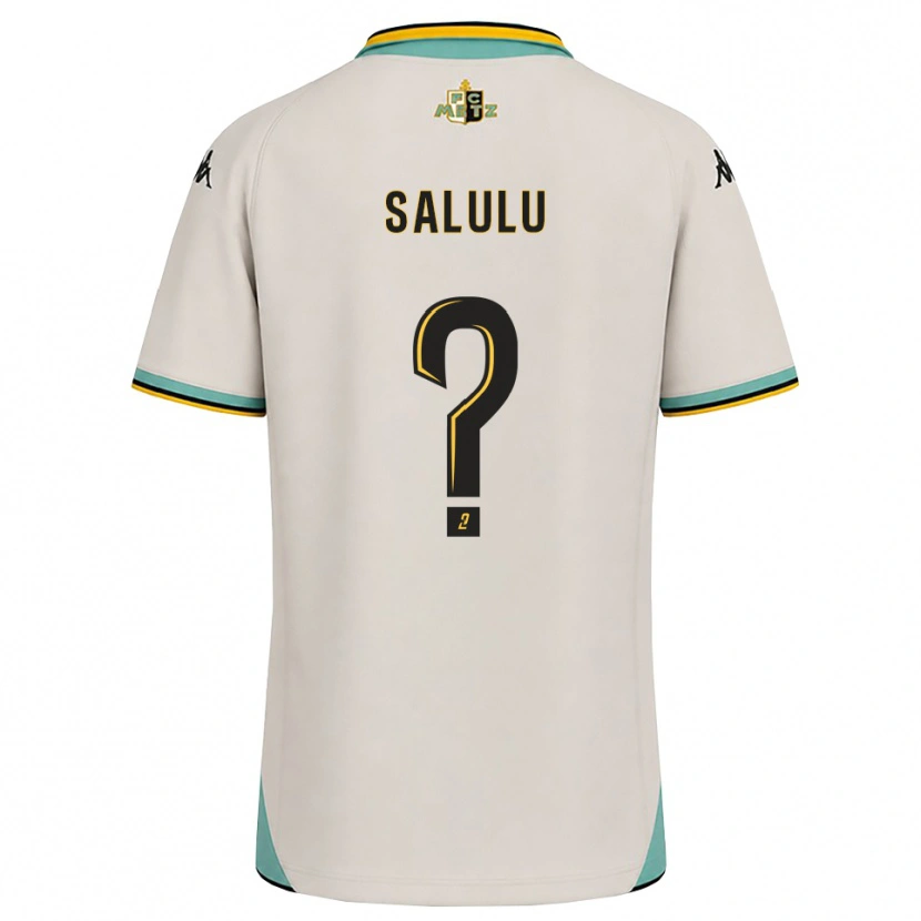 DanxenレディースRayane Salulu#0フローラルホワイト 黒アウェイシャツ2026/27ジャージーユニフォーム