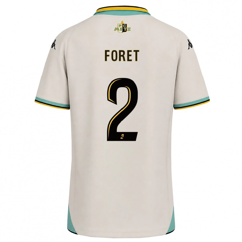 DanxenレディースAdam Foret#2フローラルホワイト 黒アウェイシャツ2026/27ジャージーユニフォーム