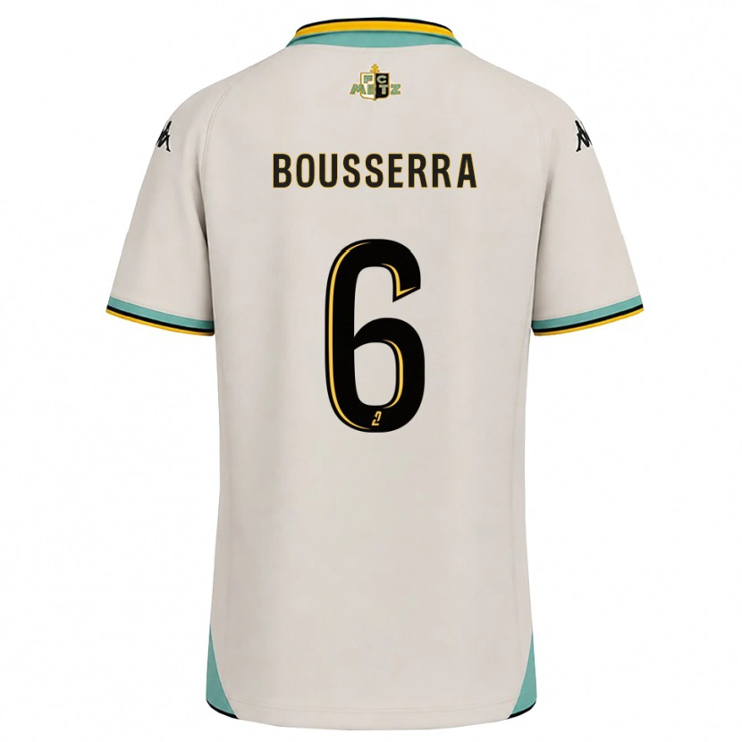 DanxenレディースYanis Bousserra#6フローラルホワイト 黒アウェイシャツ2026/27ジャージーユニフォーム