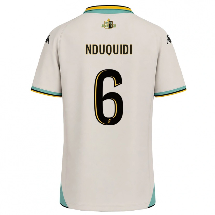 DanxenレディースJoseph Nduquidi#6フローラルホワイト 黒アウェイシャツ2026/27ジャージーユニフォーム