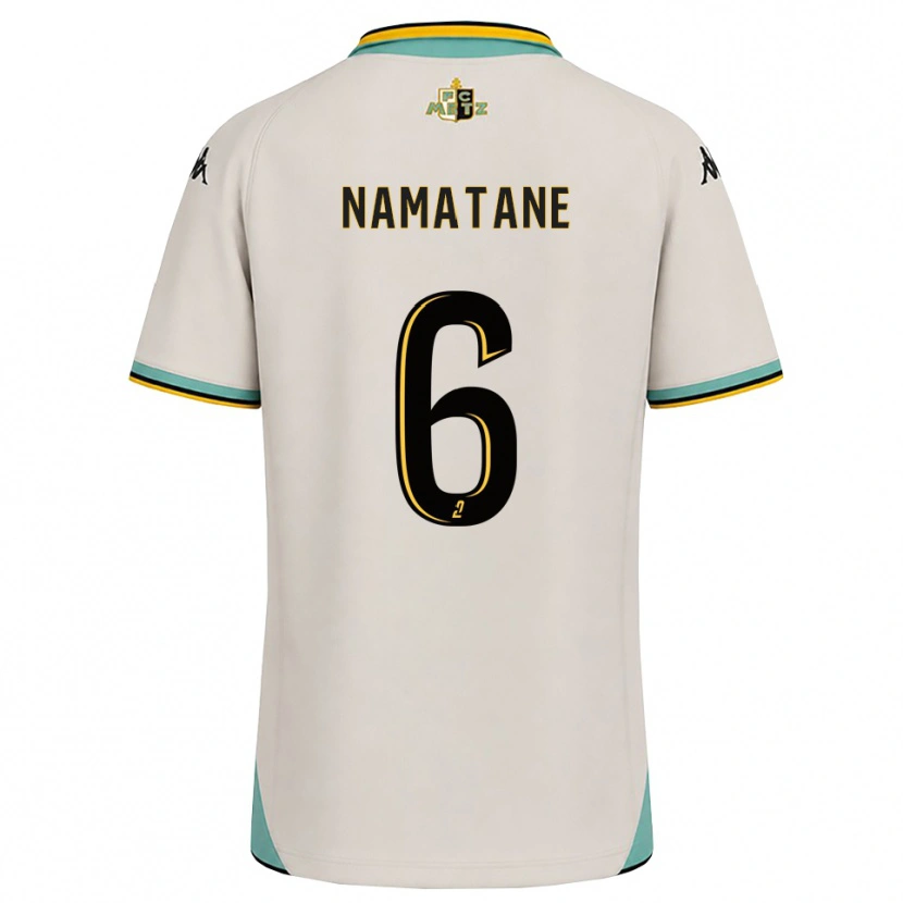 DanxenレディースJoseph Namatane#6フローラルホワイト 黒アウェイシャツ2026/27ジャージーユニフォーム
