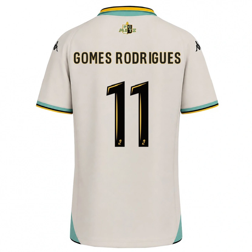 DanxenレディースJess Gomes Rodrigues#11フローラルホワイト 黒アウェイシャツ2026/27ジャージーユニフォーム