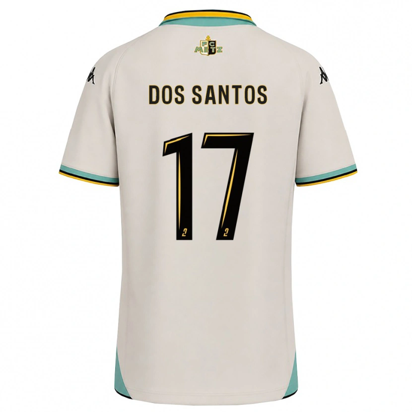 DanxenレディースTahirys Dos Santos#17フローラルホワイト 黒アウェイシャツ2026/27ジャージーユニフォーム