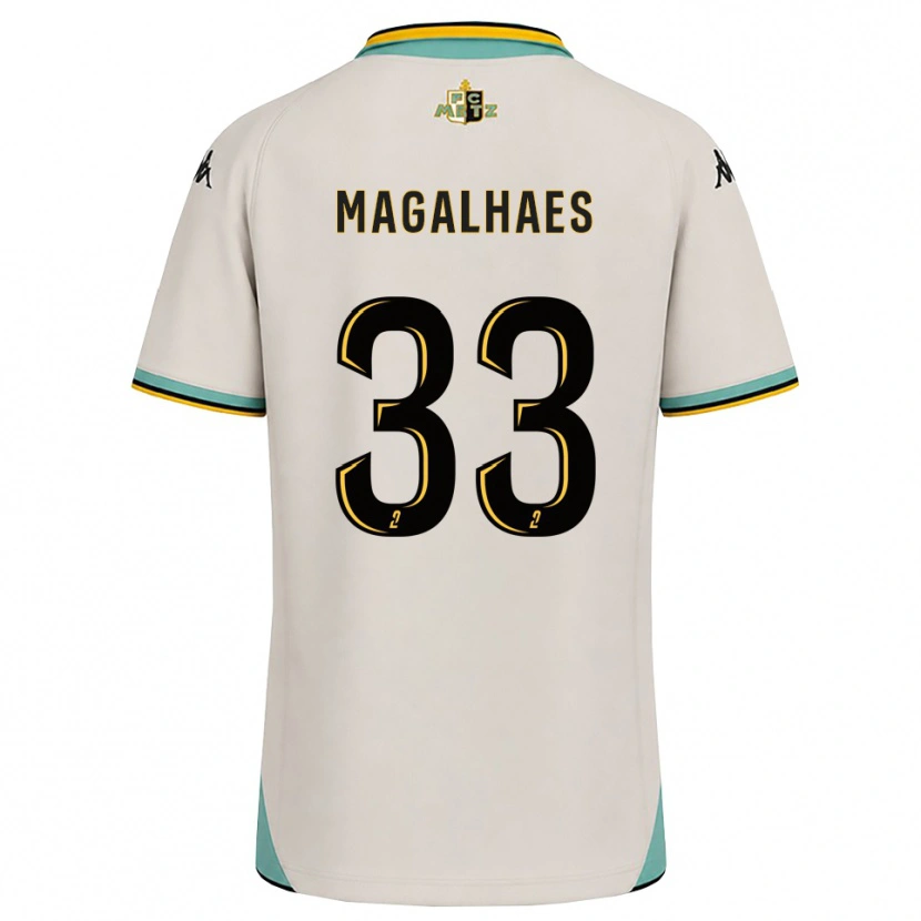 DanxenレディースManon Magalhaes#33フローラルホワイト 黒アウェイシャツ2026/27ジャージーユニフォーム