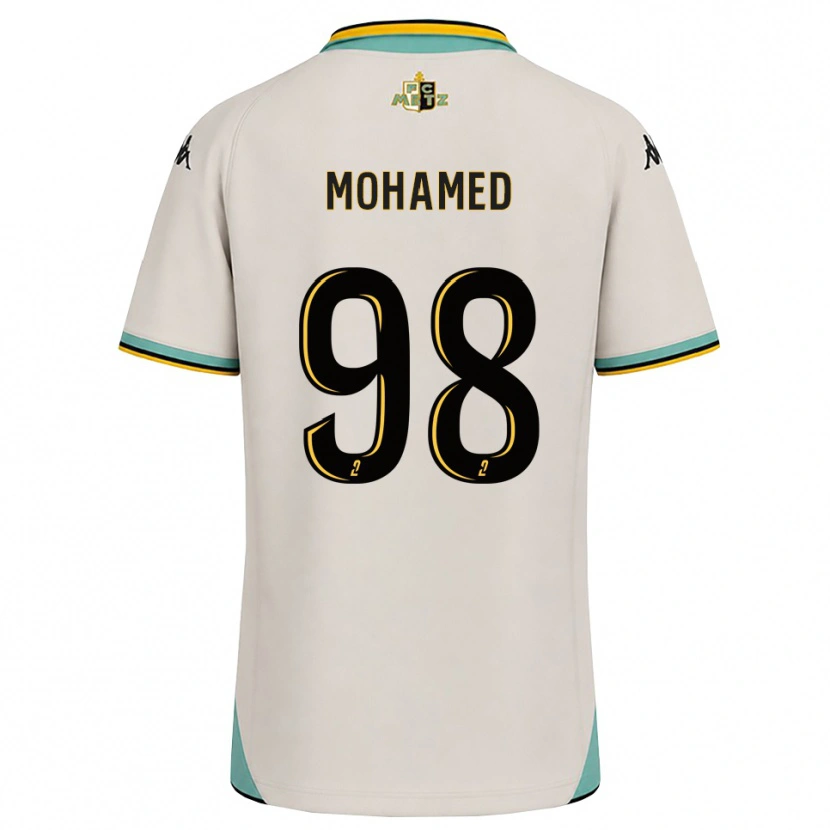 DanxenレディースIdris Mohamed#98フローラルホワイト 黒アウェイシャツ2026/27ジャージーユニフォーム