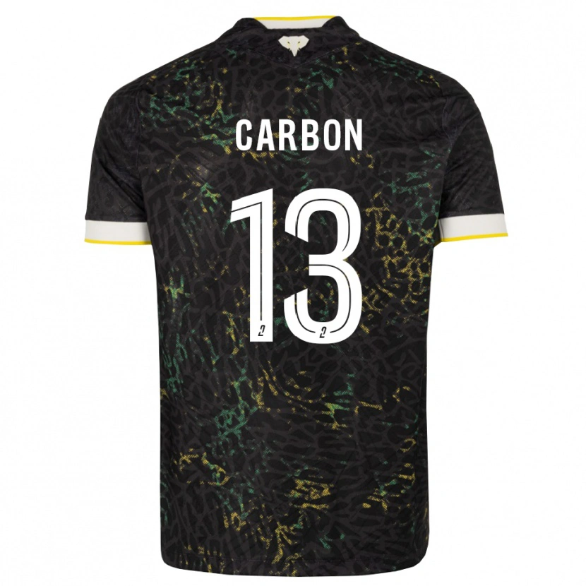 DanxenレディースLancelot Carbon#13黒白黄アウェイシャツ2026/27ジャージーユニフォーム