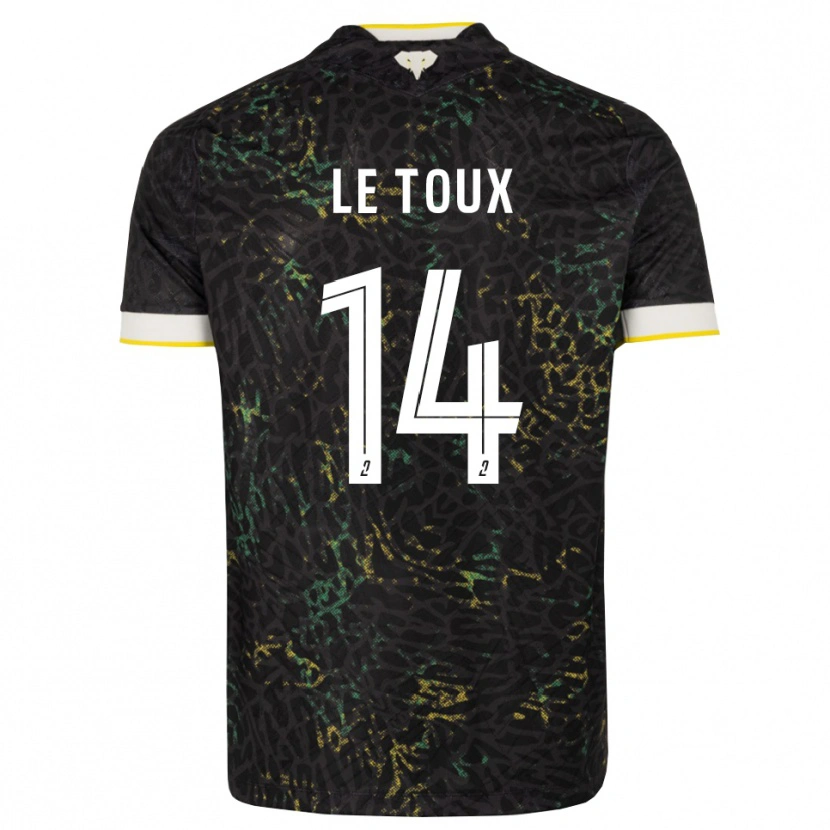 DanxenレディースMany Le Toux#14黒白黄アウェイシャツ2026/27ジャージーユニフォーム