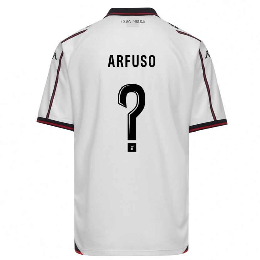 DanxenレディースVincenzo Arfuso#0黒 白アウェイシャツ2026/27ジャージーユニフォーム