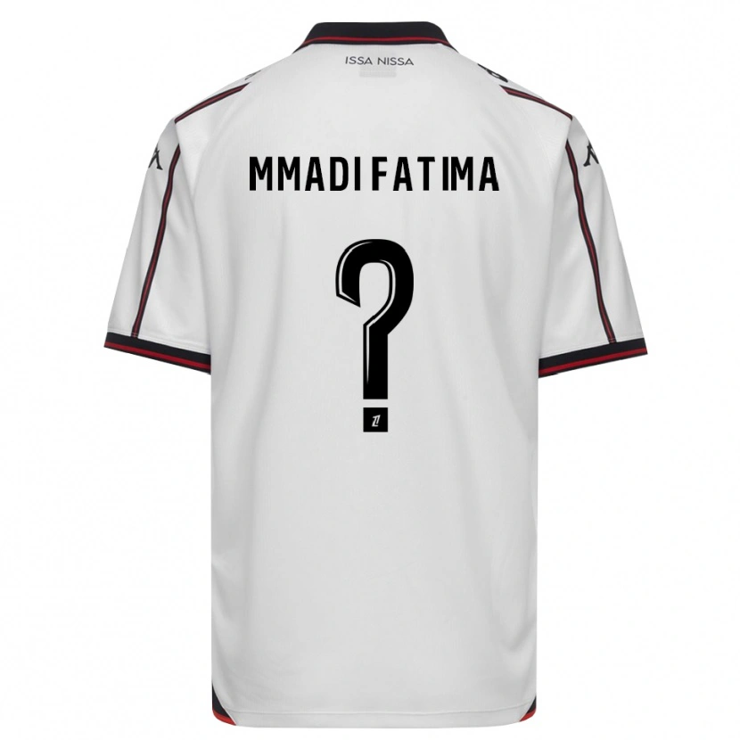 DanxenレディースIsmael Mmadi Fatima#0黒 白アウェイシャツ2026/27ジャージーユニフォーム