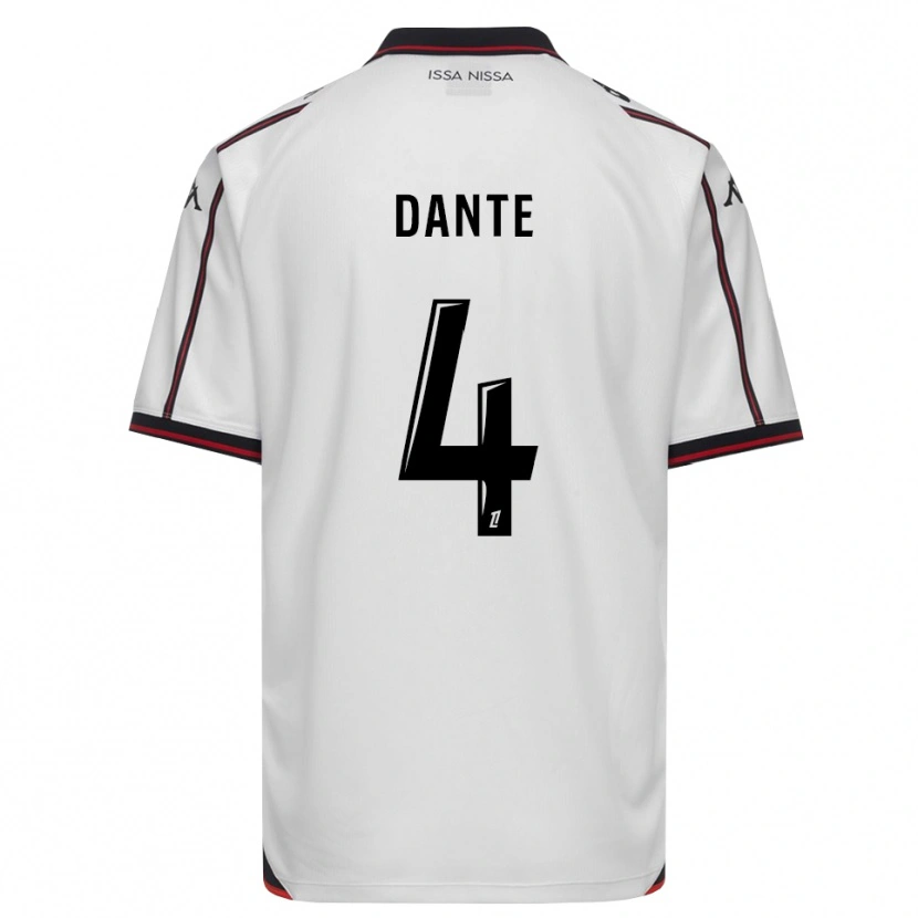 DanxenレディースDante#4黒 白アウェイシャツ2026/27ジャージーユニフォーム