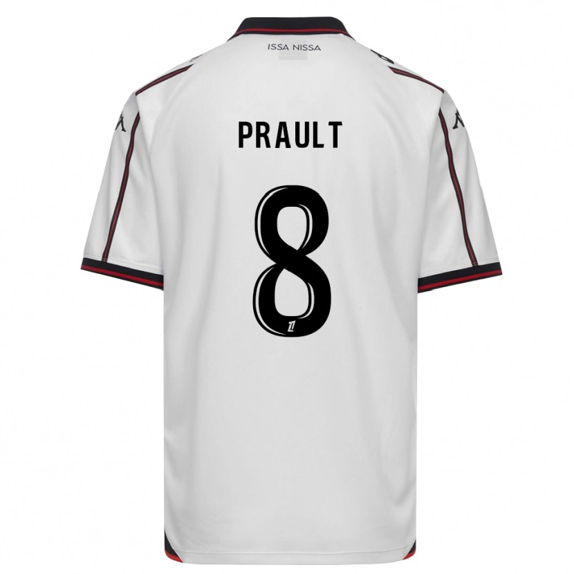 DanxenレディースJade Prault#8黒 白アウェイシャツ2026/27ジャージーユニフォーム