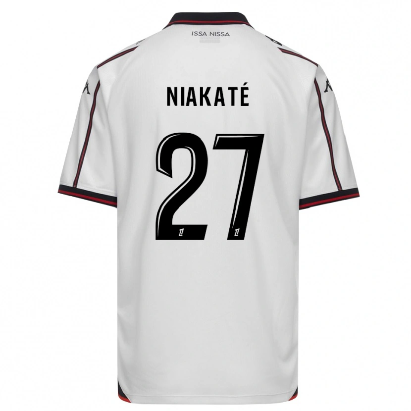 DanxenレディースYakaré Niakaté#27黒 白アウェイシャツ2026/27ジャージーユニフォーム