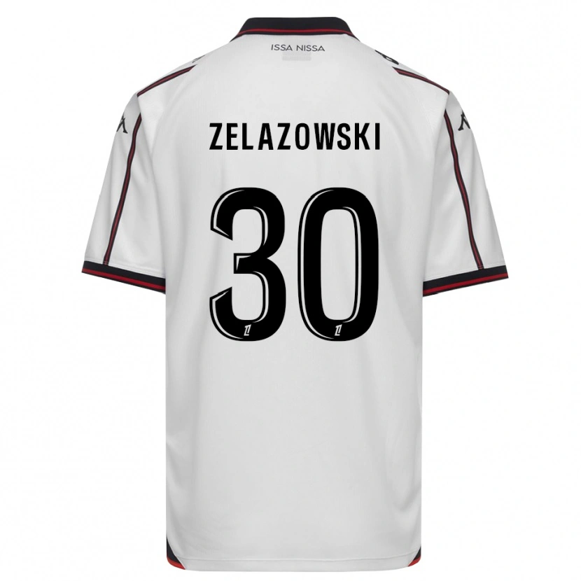 DanxenレディースBartosz Zelazowski#30黒 白アウェイシャツ2026/27ジャージーユニフォーム