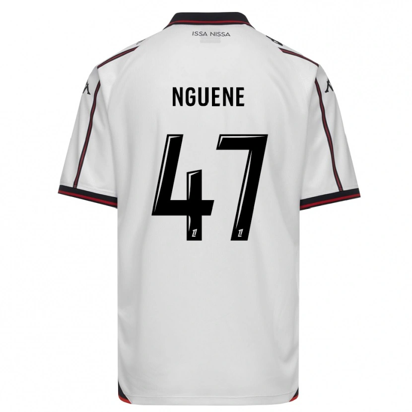 DanxenレディースBernard Nguene#47黒 白アウェイシャツ2026/27ジャージーユニフォーム
