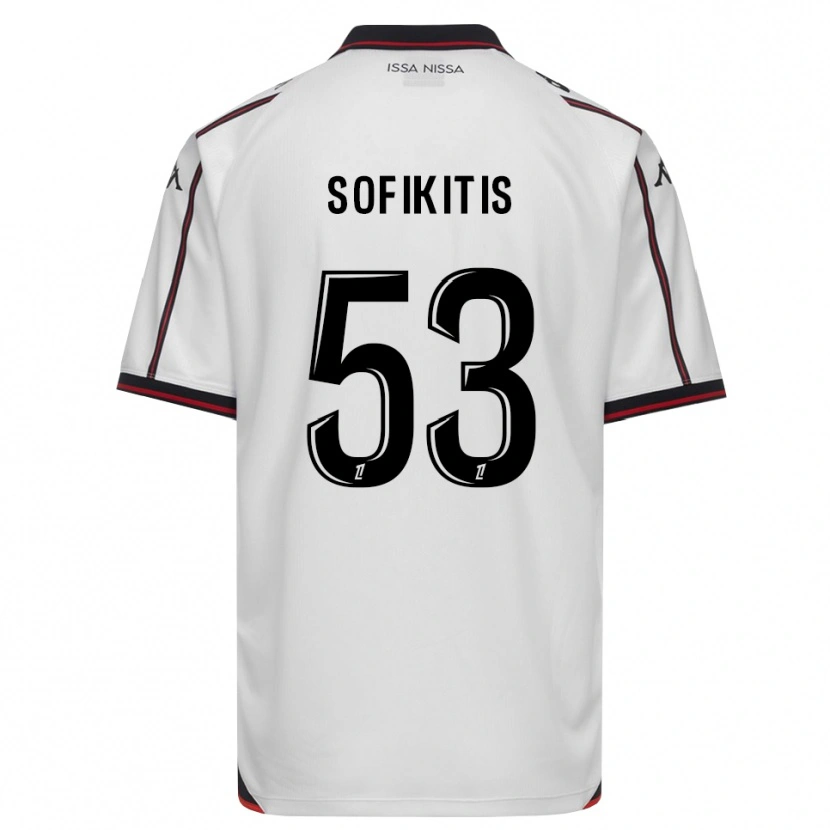 DanxenレディースYanis Sofikitis#53黒 白アウェイシャツ2026/27ジャージーユニフォーム