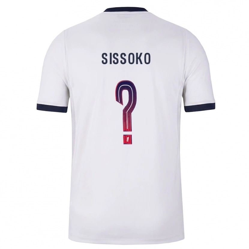 DanxenレディースNassiama Sissoko#0白黒赤アウェイシャツ2026/27ジャージーユニフォーム